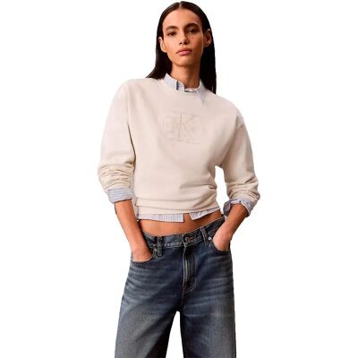 Calvin Klein Jeans Felpa Lv07g820g Tofu S Calvin Klein Jeans Felpa Lv07g820g Tofu S