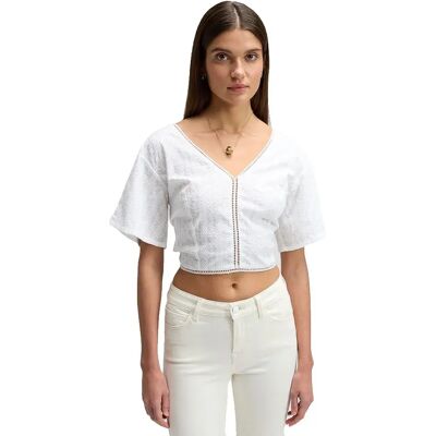 Lee Blusa A Maniche Corte 11238050 Bright White M Lee Blusa A Maniche Corte 11238050 Bright White M