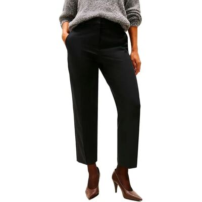 Tommy Hilfiger Pantaloni Chino Ww0ww050 Slim Straight Fit Black 42 Tommy Hilfiger Pantaloni Chino Ww0ww050 Slim Straight Fit Black 42