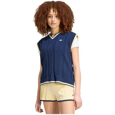 Adidas Originals Gilet Cable Knit Warm Vanilla M Adidas Originals Gilet Cable Knit Warm Vanilla M