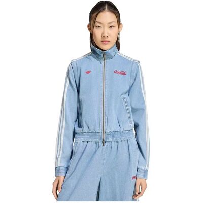Adidas Originals Felpa Con Zip Coca-cola Firebird Reg Denim Light Denim S Adidas Originals Felpa Con Zip Coca-cola Firebird Reg Denim Light Denim S