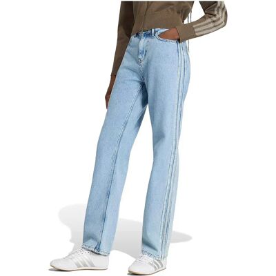 Adidas Originals Jeans Firebird Mid Rise Straight Light Denim 26 Adidas Originals Jeans Firebird Mid Rise Straight Light Denim 26