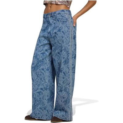 Adidas Originals Jeans Liberty London Firebird Mid Rise Straight Medium Vintage Denim / Light Denim 26 Adidas Originals Jeans Liberty London Firebird Mid Rise Straight Medium Vintage Denim / Light Denim 26