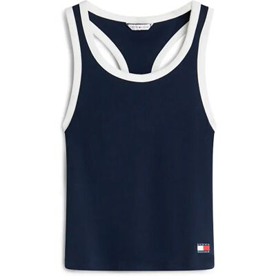 Tommy Hilfiger Maglietta Da Pigiama Senza Maniche Uw0uw06308 Dark Night Navy S Tommy Hilfiger Maglietta Da Pigiama Senza Maniche Uw0uw06308 Dark Night Navy S