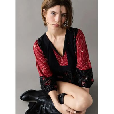 Pepe Jeans Blusa A Maniche Lunghe Geronima Black L Pepe Jeans Blusa A Maniche Lunghe Geronima Black L