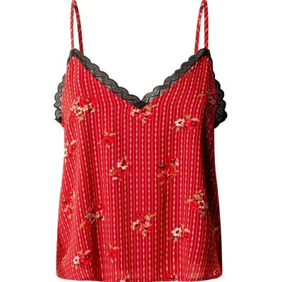 Pepe Jeans Blusa Senza Maniche Junery Berry Red M Pepe Jeans Blusa Senza Maniche Junery Berry Red M
