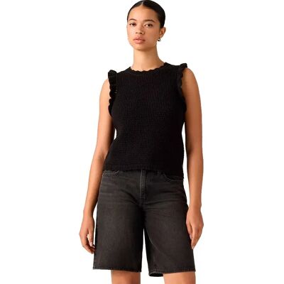 Levi´s ® Gilet Di Maglia Lulu Flutter Anthracite Night L Levi´s ® Gilet Di Maglia Lulu Flutter Anthracite Night L