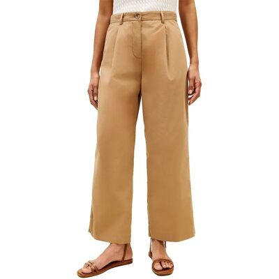 Tommy Hilfiger Pantaloni Ww0ww959 Wide Leg Bronze Twist 36 Tommy Hilfiger Pantaloni Ww0ww959 Wide Leg Bronze Twist 36