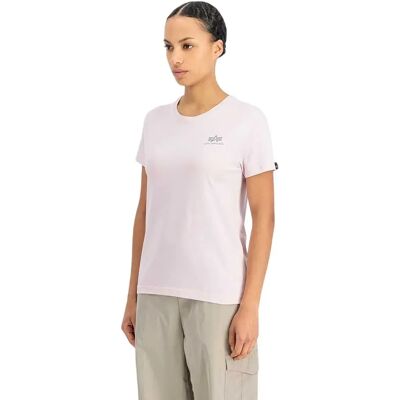 Alpha Industries Maglietta A Maniche Corte Basic Small Logo Pale Lilac S Alpha Industries Maglietta A Maniche Corte Basic Small Logo Pale Lilac S