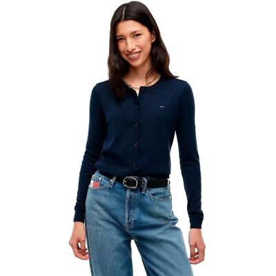 Tommy Jeans Cardigan Dw0dw20976 Dark Blue L Tommy Jeans Cardigan Dw0dw20976 Dark Blue L