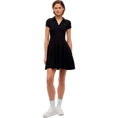 Tommy Jeans Vestito Corto A Maniche Corte Dw0dw2285 Black 2XL Tommy Jeans Vestito Corto A Maniche Corte Dw0dw2285 Black 2XL