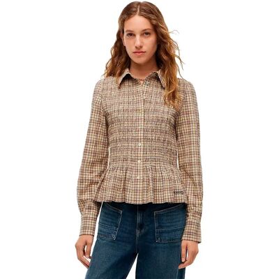 Tommy Jeans Camicia A Maniche Lunghe Dw0dw23337 Beige Yellow Check S Tommy Jeans Camicia A Maniche Lunghe Dw0dw23337 Beige Yellow Check S