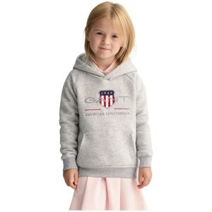 Gant Felpa Con Cappuccio 80678 Light Grey Melange 24 Mesi-4 Anni Gant Felpa Con Cappuccio 80678 Light Grey Melange 24 Mesi-4 Anni