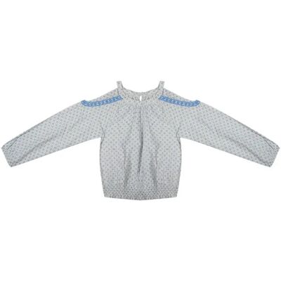 Pepe Jeans Blusa A Maniche Lunghe Pola Blue 10 Anni Pepe Jeans Blusa A Maniche Lunghe Pola Blue 10 Anni