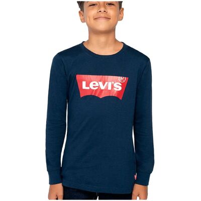 Levi´s ® Kids Maglietta A Maniche Lunghe Batwing Dress Blues 12 Anni Levi´s ® Kids Maglietta A Maniche Lunghe Batwing Dress Blues 12 Anni