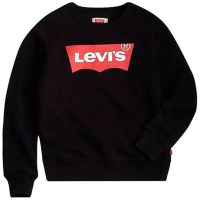 Levi´s ® Kids Felpa Batwing Crew Black 8 Anni Levi´s ® Kids Felpa Batwing Crew Black 8 Anni