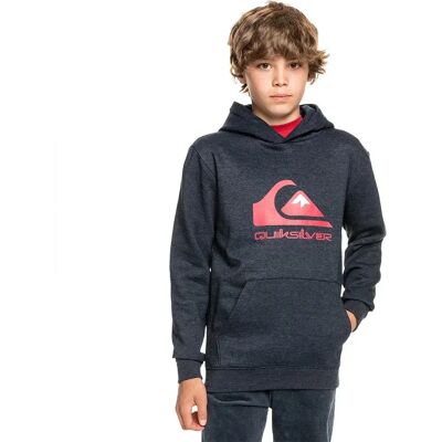 Quiksilver Felpa Con Cappuccio Big Logo Navy Blazer Heather 14 Anni Quiksilver Felpa Con Cappuccio Big Logo Navy Blazer Heather 14 Anni