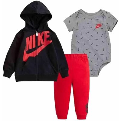Nike Kids Body A Maniche Lunghe Just Do It Toss 3 Unità University Red 3 Mesi Nike Kids Body A Maniche Lunghe Just Do It Toss 3 Unità University Red 3 Mesi