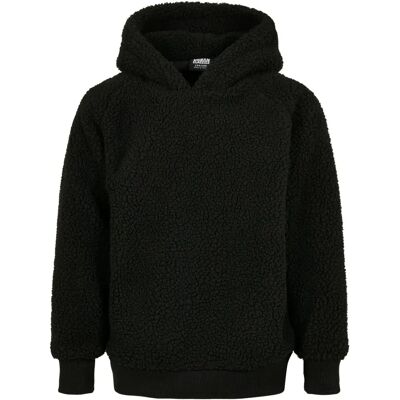 Urban Classics Felpa Con Cappuccio Sherpa Black 110-116 cm Urban Classics Felpa Con Cappuccio Sherpa Black 110-116 cm