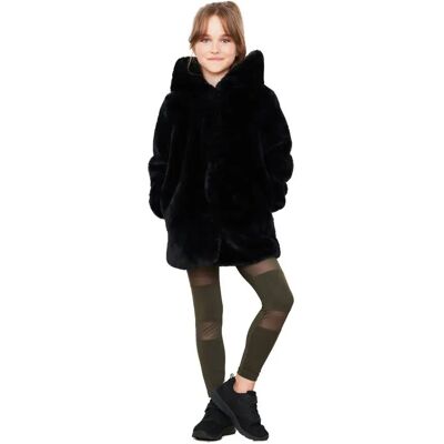 Urban Classics Giacca Teddy Black 146-152 cm Urban Classics Giacca Teddy Black 146-152 cm
