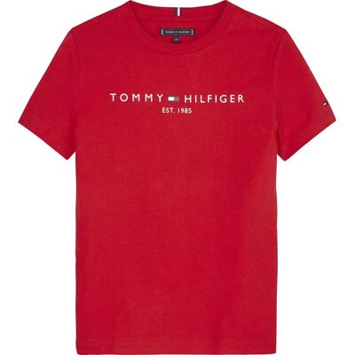 Tommy Hilfiger Maglietta A Maniche Corte Essential Deep Crimson 16 Anni Tommy Hilfiger Maglietta A Maniche Corte Essential Deep Crimson 16 Anni