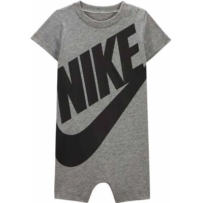 Nike Kids Tutina A Maniche Corte Futura Dark Gray Heather / Black 6 Mesi Nike Kids Tutina A Maniche Corte Futura Dark Gray Heather / Black 6 Mesi