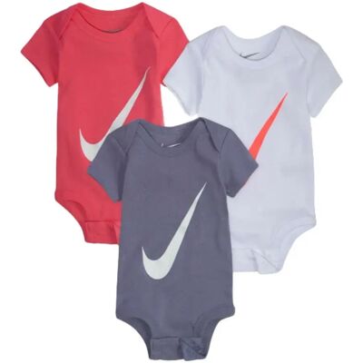 Nike Kids Body A Maniche Corte Swoosh 3 Unità Pink Nebula 0-6 Mesi Nike Kids Body A Maniche Corte Swoosh 3 Unità Pink Nebula 0-6 Mesi