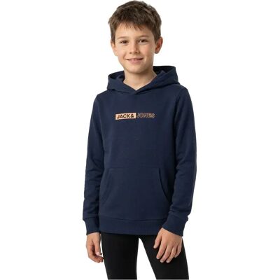 Jack & Jones Felpa Con Cappuccio Neo Sweat Navy Blue 8 Anni Jack & Jones Felpa Con Cappuccio Neo Sweat Navy Blue 8 Anni