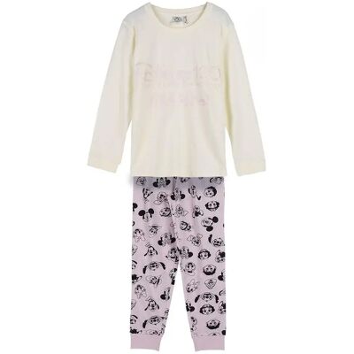 Pigiama A Maniche Lunghe Disney 100 White / Pink 8 Anni Pigiama A Maniche Lunghe Disney 100 White / Pink 8 Anni