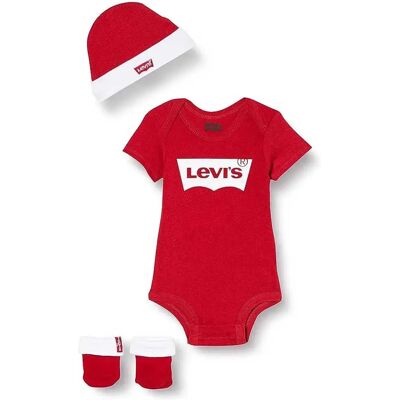 Levi´s ® Kids Body A Maniche Corte Batwing Levis Red 6-12 Mesi Levi´s ® Kids Body A Maniche Corte Batwing Levis Red 6-12 Mesi