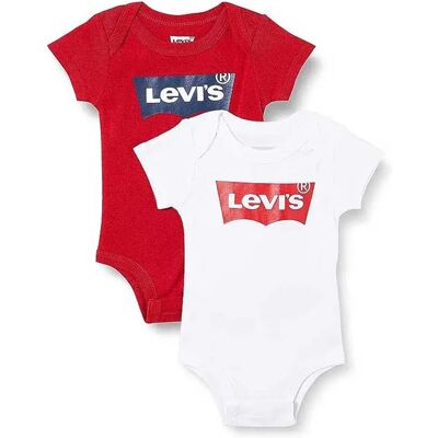 Levi´s ® Kids Body A Maniche Corte Batwing 2 Unità Transparent 6-12 Mesi Levi´s ® Kids Body A Maniche Corte Batwing 2 Unità Transparent 6-12 Mesi