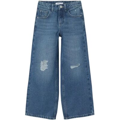 Name It Jeans Rose Wide Fit Dark Blue Denim 7 Anni Name It Jeans Rose Wide Fit Dark Blue Denim 7 Anni