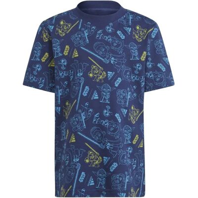 Adidas Maglietta A Maniche Corte Star Wars Dark Blue / Multicolor 24 Mesi-3 Anni Adidas Maglietta A Maniche Corte Star Wars Dark Blue / Multicolor 24 Mesi-3 Anni