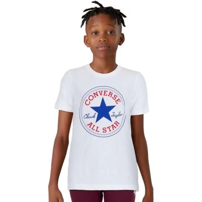 Converse Maglietta A Maniche Corte Chuck White 10-12 Anni Converse Maglietta A Maniche Corte Chuck White 10-12 Anni