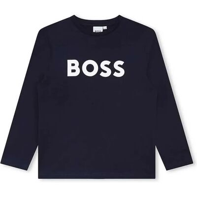 Boss Maglietta A Maniche Lunghe J25p25 Marine 16 Anni Boss Maglietta A Maniche Lunghe J25p25 Marine 16 Anni