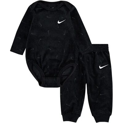Nike Kids Set A Maniche Lunghe Impressions Black 6 Mesi Nike Kids Set A Maniche Lunghe Impressions Black 6 Mesi