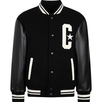 Converse Kids Giacca Varsity Black 8-10 Anni Converse Kids Giacca Varsity Black 8-10 Anni
