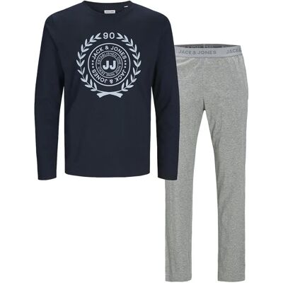 Jack & Jones Pigiama A Maniche Lunghe Athens Night Sky / Grey Melange 8 Anni Jack & Jones Pigiama A Maniche Lunghe Athens Night Sky / Grey Melange 8 Anni
