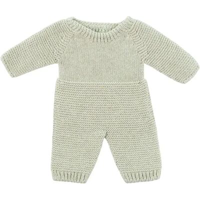 Miniland Pigiamino A Maniche Lunghe Knitted 32 Cm Green One Size Miniland Pigiamino A Maniche Lunghe Knitted 32 Cm Green One Size