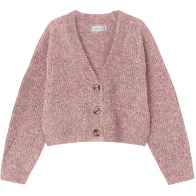 Name It Cardigan Holly Boxy Short Deauville Mauve 7-8 Anni Name It Cardigan Holly Boxy Short Deauville Mauve 7-8 Anni