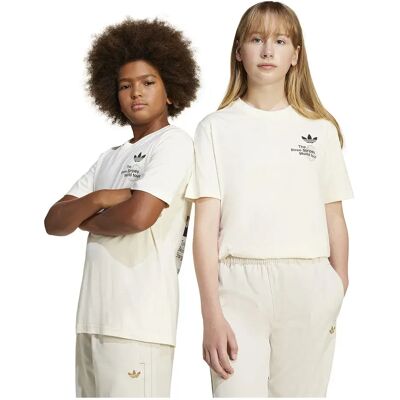 Adidas Originals Maglietta A Maniche Corte Jd1279 Cream White 7-8 Anni Adidas Originals Maglietta A Maniche Corte Jd1279 Cream White 7-8 Anni