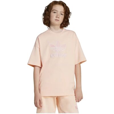 Adidas Originals Maglietta A Maniche Corte Oversize Trefoil Haze Coral 9-10 Anni Adidas Originals Maglietta A Maniche Corte Oversize Trefoil Haze Coral 9-10 Anni