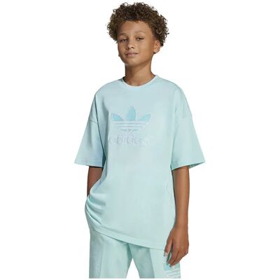 Adidas Originals Maglietta A Maniche Corte Oversize Trefoil Semi Flash Aqua 7-8 Anni Adidas Originals Maglietta A Maniche Corte Oversize Trefoil Semi Flash Aqua 7-8 Anni