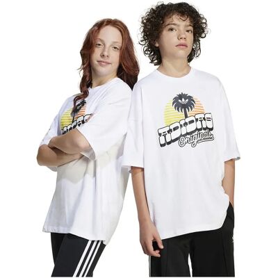 Adidas Originals Maglietta A Maniche Corte Jd0371 White 15-16 Anni Adidas Originals Maglietta A Maniche Corte Jd0371 White 15-16 Anni