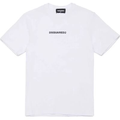 Dsquared2 Kids Maglietta A Maniche Corte Dq2823 White 16 Anni Dsquared2 Kids Maglietta A Maniche Corte Dq2823 White 16 Anni