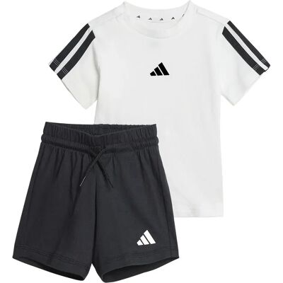 Adidas Set Essentials 3 Stripes Tee White / Black 12-24 Mesi Adidas Set Essentials 3 Stripes Tee White / Black 12-24 Mesi