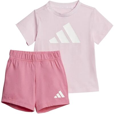 Adidas Set Essentials Tee Clear Pink / White 12-24 Mesi Adidas Set Essentials Tee Clear Pink / White 12-24 Mesi