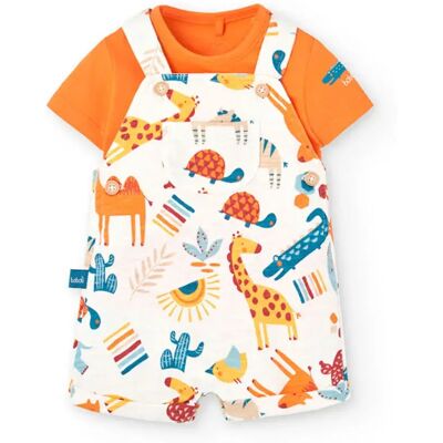 Boboli Set A Maniche Corte Knit Orange 3 Mesi Boboli Set A Maniche Corte Knit Orange 3 Mesi