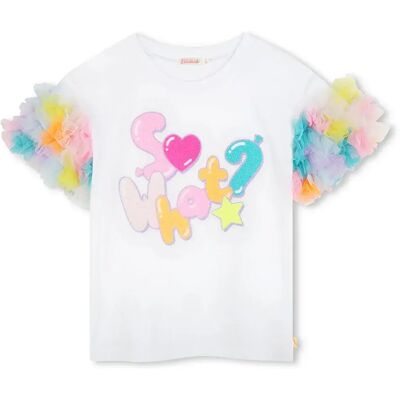 Billieblush Maglietta A Maniche Corte U20927 White 12 Anni Billieblush Maglietta A Maniche Corte U20927 White 12 Anni