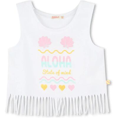 Billieblush Maglietta Senza Maniche U20936 White 24 Mesi Billieblush Maglietta Senza Maniche U20936 White 24 Mesi
